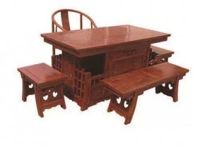 大战宏图实木茶道桌